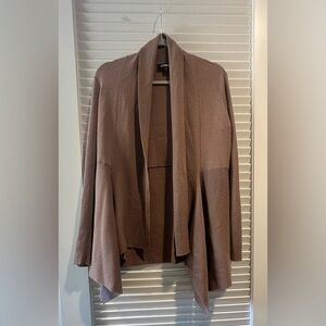 Express Taupe Brown Long Sleeve Cardigan SIZE L